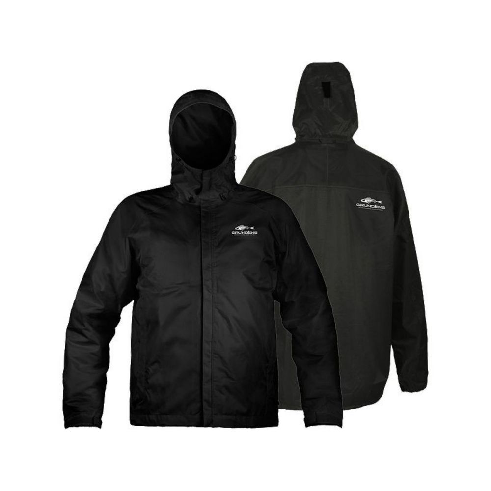 Grundens Weather Watch Hooded Sport Fishing Rain Jacket Black BRAND NEW - Picture 5 of 11